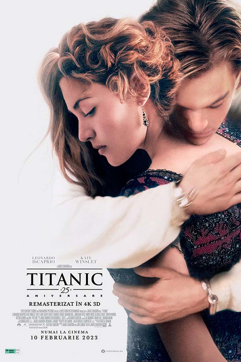 Afis film: 3D Titanic - A 25-A Aniversare - dublat HU (Titanic: 25th anniversary)