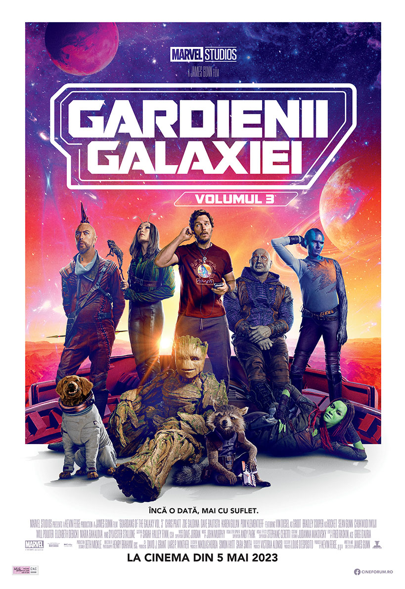Afis 3D Gardienii Galaxiei: Volumul 3 - subtitrat RO (Guardians of the Galaxy Vol. 3)