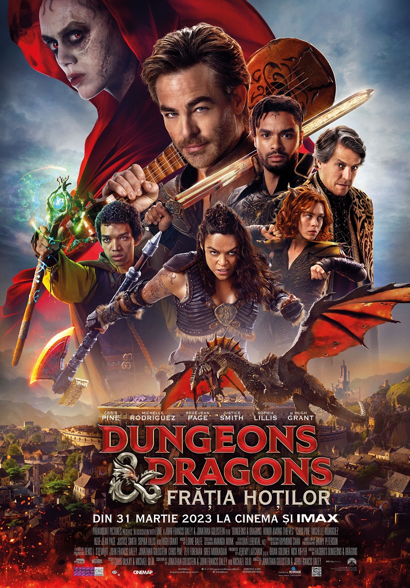 Afis 2D Dungeons & Dragons: Frăția hoților (Dungeons & Dragons: Honor Among Thieves)