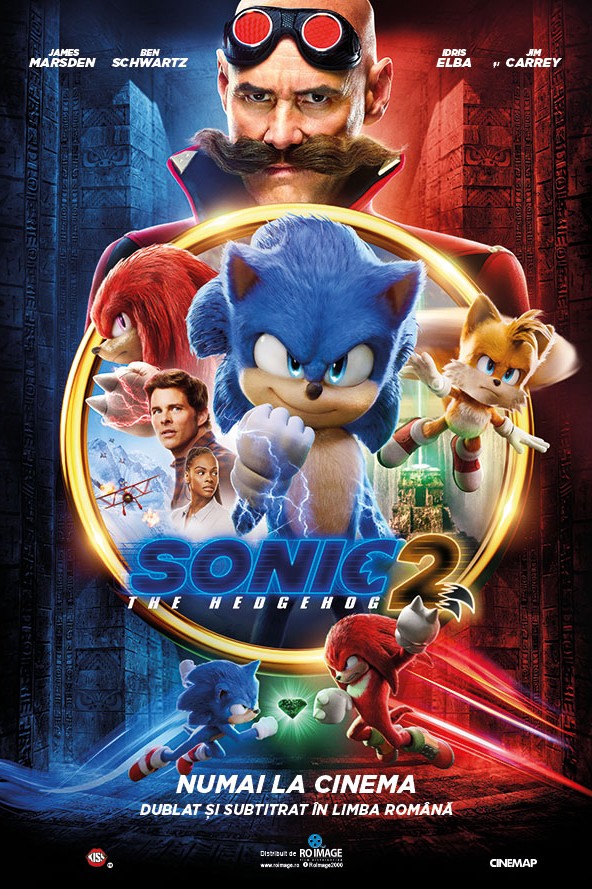 Afis 2D Sonic the Hedgehog 2 - dublat HU (Sonic the Hedgehog 2)